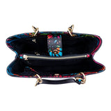 SATCHEL BAG - EMBROIDERED BUTTERFLY - Pineda Covalin US