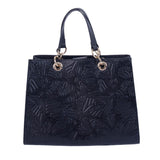 SATCHEL BAG - ENGRAVED BUTTERFLY KAXAN - Pineda Covalin US