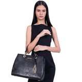 SATCHEL BAG - ENGRAVED BUTTERFLY KAXAN - Pineda Covalin US