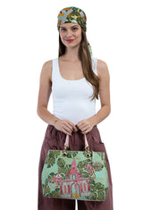 SATCHEL BAG - JUNGLE GUARDIAN MONKEYS - Pineda Covalin US