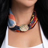 SCARF RING - CIRCULAR GOLD-PLATED BRONZE - Pineda Covalin US