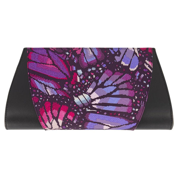 SEN CLUTCH BAG - EMBROIDERED BUTTERFLY - Pineda Covalin US