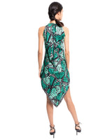 SILK DRESS - MACRO BUTTERFLY - Pineda Covalin US