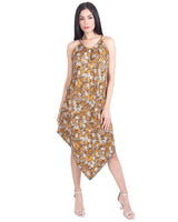 SILK DRESS - MONARCH BUTTERFLY - Pineda Covalin US
