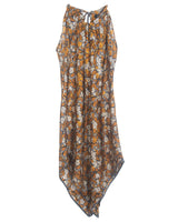 SILK DRESS - MONARCH BUTTERFLY - Pineda Covalin US