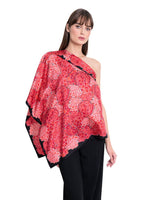 SILK PONCHO - CEMPASUCHIL - Pineda Covalin US