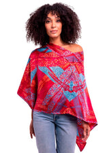 SILK PONCHO - DRAGONFLY - Pineda Covalin US