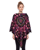 SILK PONCHO - HUMMINGBIRD - Pineda Covalin US