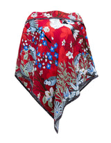 SILK PONCHO - MEXICAN MAGPIE - Pineda Covalin US