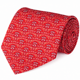 SILK TIE - COATLICUE BICEPHAL HEAD - Pineda Covalin US
