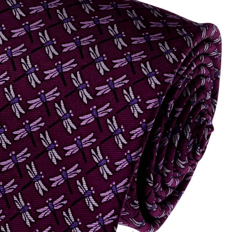 SILK TIE - DRAGONFLY - Pineda Covalin US