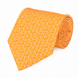 SILK TIE - FLAMINGO - Pineda Covalin US