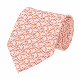 SILK TIE - FLAMINGO - Pineda Covalin US