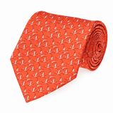 SILK TIE - FLAMINGO - Pineda Covalin US