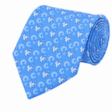 SILK TIE - FOGS AND WATER LILIES - Pineda Covalin US