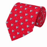 SILK TIE - FOGS AND WATER LILIES - Pineda Covalin US