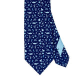 SILK TIE - GRAY WHALE - Pineda Covalin US