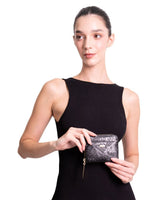 SMALL SAFFIANO WALLET - ENGRAVED BUTTERFLY - Pineda Covalin US