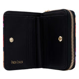 SMALL SAFFIANO WALLET KIB - EMBROIDERED BUTTERFLY - Pineda Covalin US