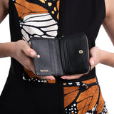 SMALL SAFFIANO WALLET KIB - MACRO BUTTERFLY - Pineda Covalin US