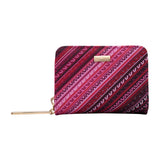 SMALL SAFFIANO WALLET KIB - PRE-HISPANIC FRETS - Pineda Covalin US