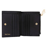 SMALL SAFFIANO WALLET - YEMAL EMBROIDERED BUTTERFLY - Pineda Covalin US