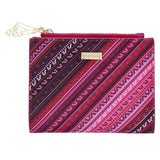 SMALL SAFFIANO WALLET - YEMAL PRE-HISPANIC FRETS - Pineda Covalin US