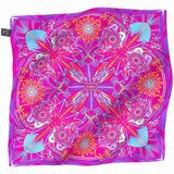 SMALL SILK SCARF - AXOLOTLS - Pineda Covalin US