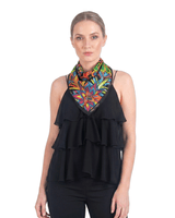 SMALL SILK SCARF - CACTI SANCTUARY - Pineda Covalin US