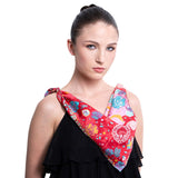 SMALL SILK SCARF - CATRINES - Pineda Covalin US