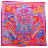 SMALL SILK SCARF - COATLICUE - Pineda Covalin US
