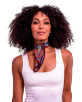 SMALL SILK SCARF - COATLICUE - Pineda Covalin US
