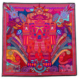 SMALL SILK SCARF - COATLICUE - Pineda Covalin US