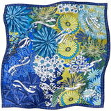 SMALL SILK SCARF - HERBALIST FLOWERS - Pineda Covalin US