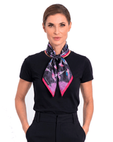 SMALL SILK SCARF - HUMMINGBIRD - Pineda Covalin US