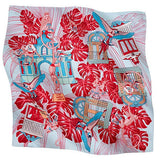 SMALL SILK SCARF - JUNGLE GUARDIAN MONKEYS - Pineda Covalin US