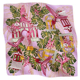 SMALL SILK SCARF - JUNGLE GUARDIAN MONKEYS - Pineda Covalin US