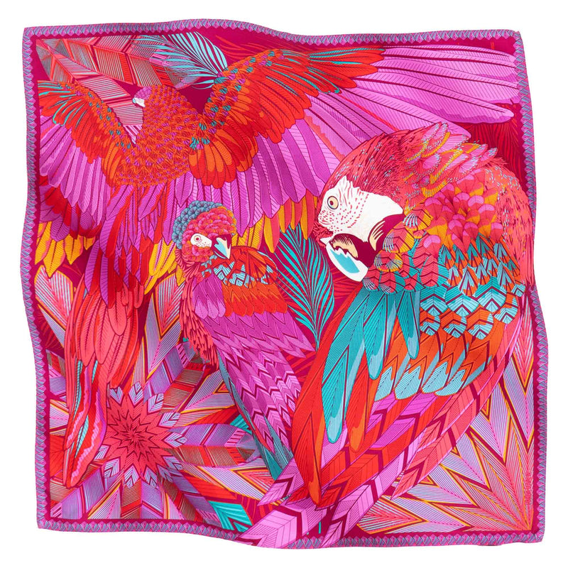 SMALL SILK SCARF - MACAW - Pineda Covalin US