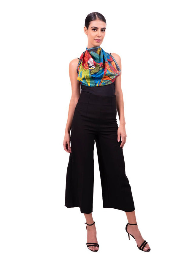 SMALL SILK SCARF - MACAW - Pineda Covalin US