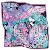 SMALL SILK SCARF - MACAW - Pineda Covalin US