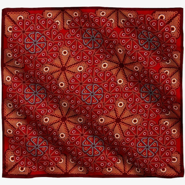 SMALL SILK SCARF - PEYOTE - Pineda Covalin US