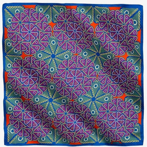 SMALL SILK SCARF - PEYOTE - Pineda Covalin US