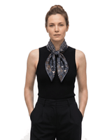 SMALL SILK SCARF - PREHISPANIC CERAMIC - Pineda Covalin US