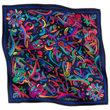 SMALL SILK SCARF - QUETZALCOATL - Pineda Covalin US