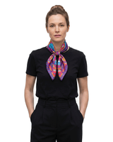 SMALL SILK SCARF - SMILING FACES - Pineda Covalin US