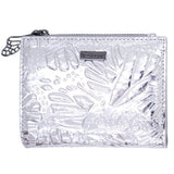 SMALL WALLET - ENGRAVED BUTTERFLY - Pineda Covalin US