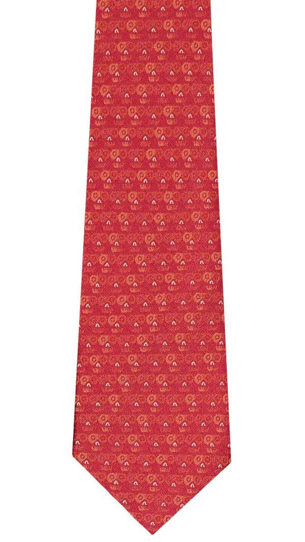 TZOMPANTLI SLIM TIE – MEXICAN CULTURAL INSPIRED SLIM NECKTIE FOR MEN - Pineda Covalin US
