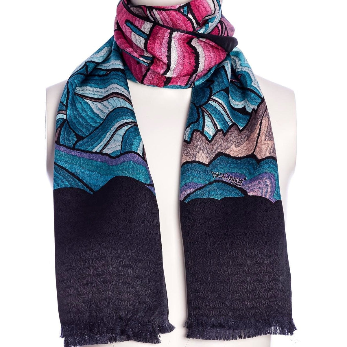 Pineda Covalin スカーフ【新品未使用】 Double Sided Long Jacquard Scarf – Istmo – Pineda Covalin US