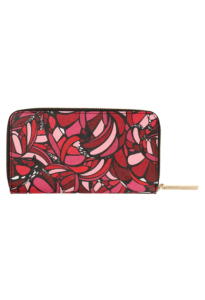 ABSTRACT BUTTERFLY CD VI SAFF WALLET