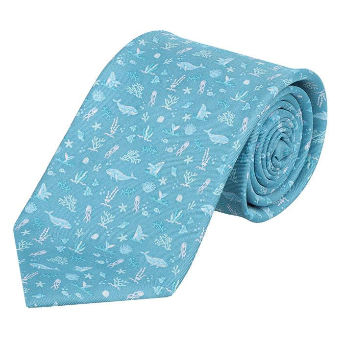 SILK TIE - GRAY WHALE – Pineda Covalin US